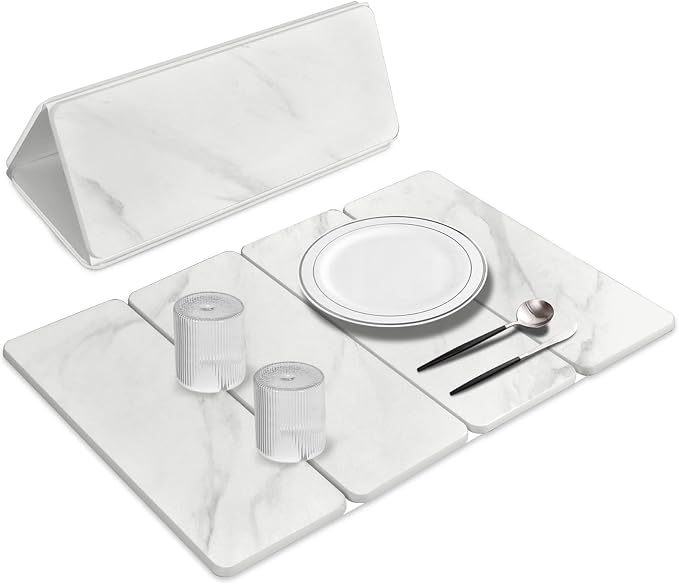 Large Stone Dish Drying Mats for Kitchen Counter, Eco-Friendly Absorbent by Unknown