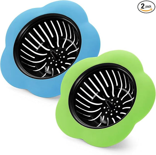 2 Pcs Kitchen Sink Strainer, Upgraded Silicone Sink Drain Strainer by Unknown