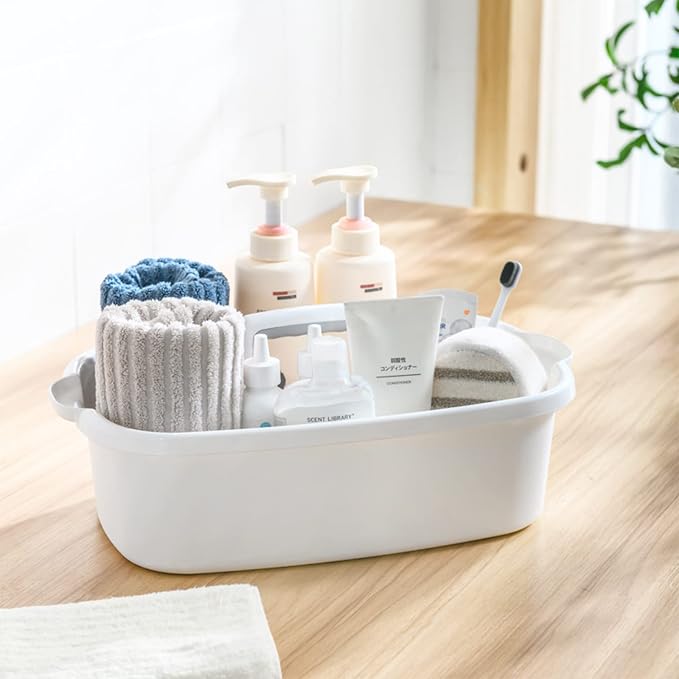 Large Cleaning Supplies Caddy Portable Shower Basket Supply Organizer - Image 7