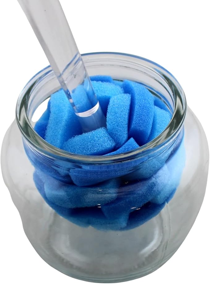 Soft Touch Kitchen Glassware Multi-Purpose Sponge Puff Dish Brush 11.5" - Image 4