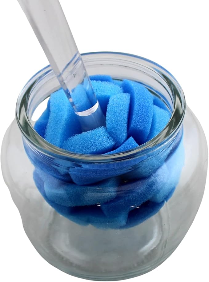 Soft Touch Kitchen Glassware Multi-Purpose Sponge Puff Dish Brush 11.5" - Image 3