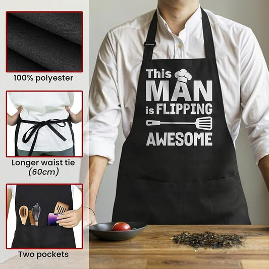 SANDJEST Funny Mens Aprons - Image 2