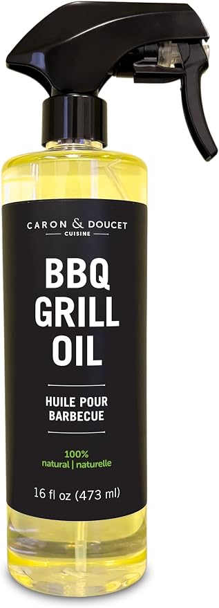 CARON & DOUCET - BBQ Grill Cleaner Oil | 100% Plant-Based & Vegan | Best by CaronDoucet
