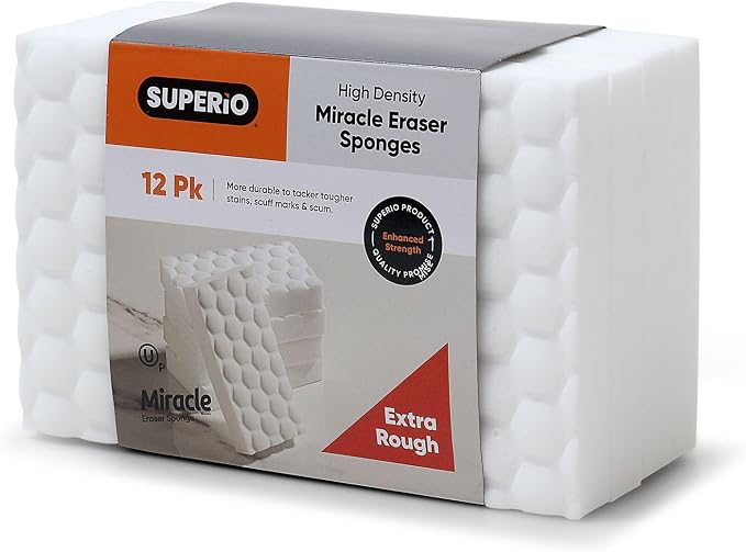 Superio High-Density Miracle Eraser Sponges by Superio