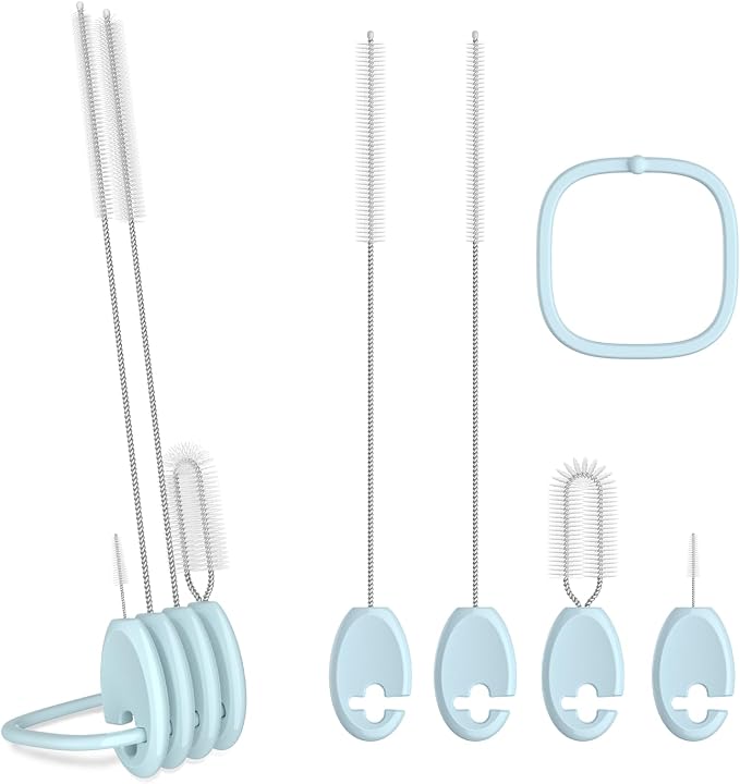 4in1 Straw Cleaner Brush Set, Standing Cleaning Brush Set Includes 7mm &10mm by se7en