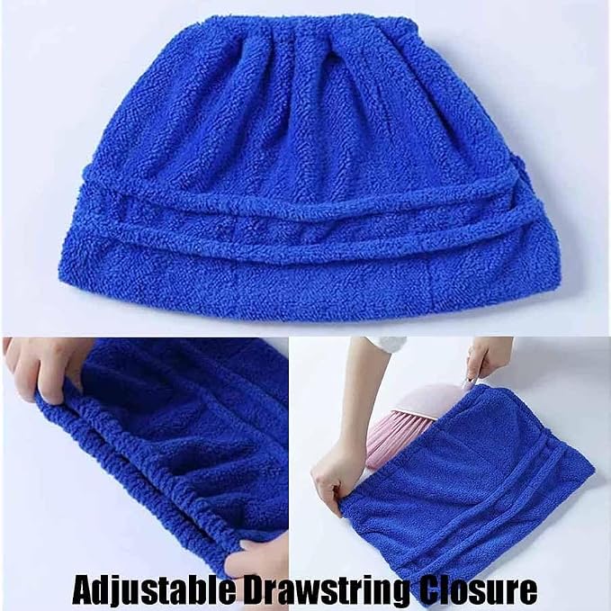 Icexeco Lazy Broom Cover Cloth, Washable Reusable Microfiber Broom Sweeping - Image 2