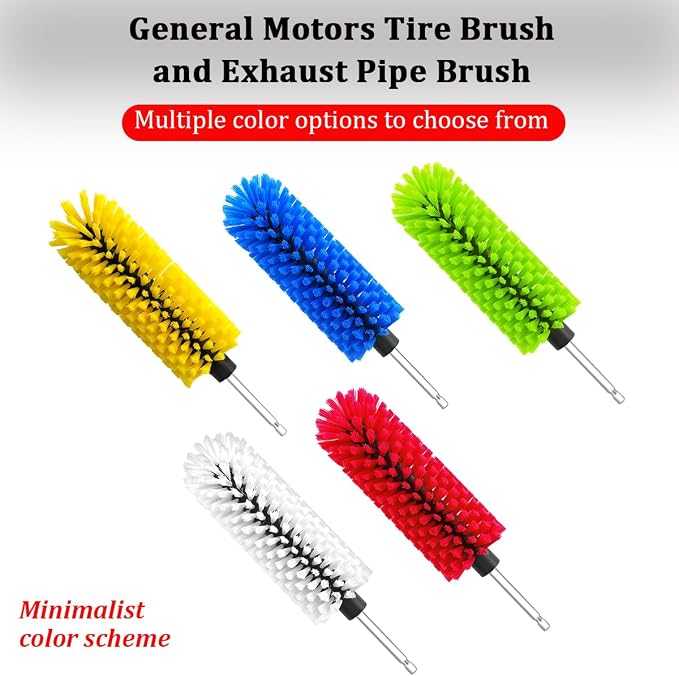 Drill Brush for Car Wheel, Soft No Scratches Vehicle Rim Cleaning Brush for - Image 5