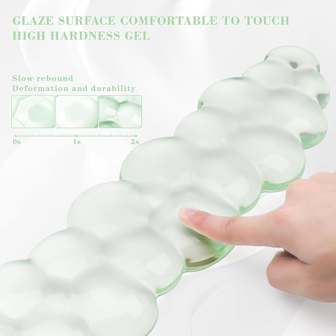 Gel Cloud Keyboard and Mouse Wrist Rest, Cute Wrist Support and Arm Support Rest - Image 4