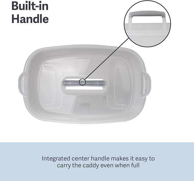 Casabella Plastic Multipurpose Cleaning Storage Caddy - Image 3