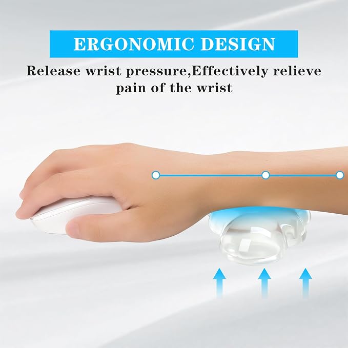 Gel Cloud Mouse Wrist Rest, Cute Wrist Support and Arm Support - Image 2