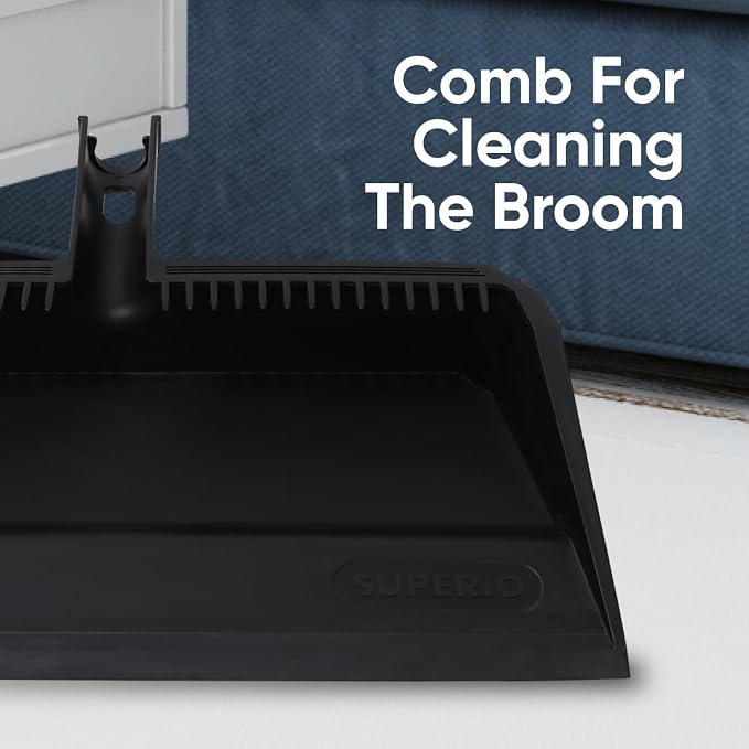 Superio 16 Silicone Pet Hair Remover Broom & 16 Dustpan - Image 3
