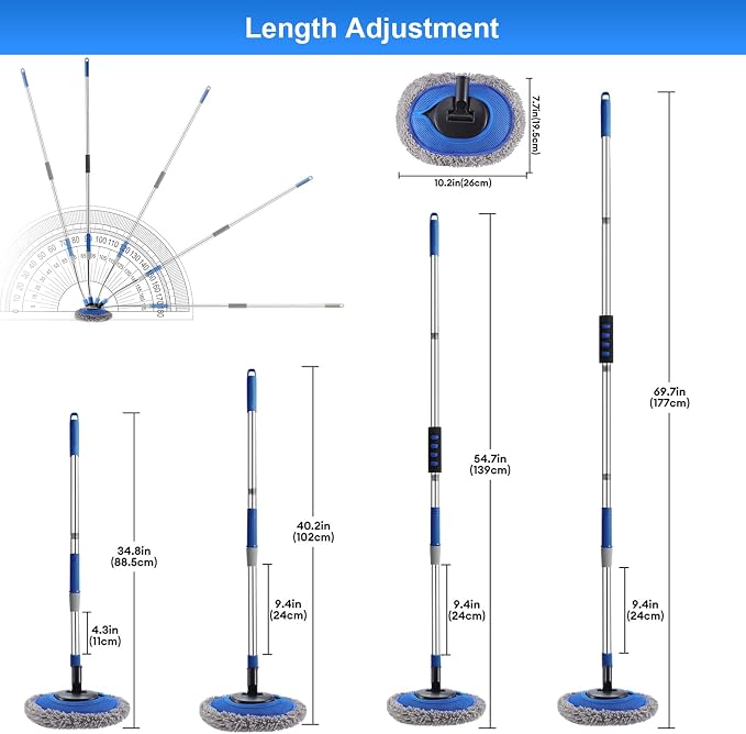 Wall Cleaner, Max 66'' Wall Mop - Image 2
