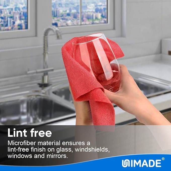 Microfiber Cleaning Cloth, 20 Pack Reusable Microfiber Towels - Image 5