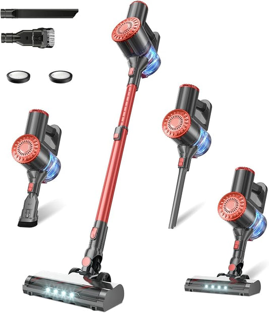 Cordless Vacuum Cleaner with Self-Standing, 40KPA Stick Vacuum Cleaners by Unknown
