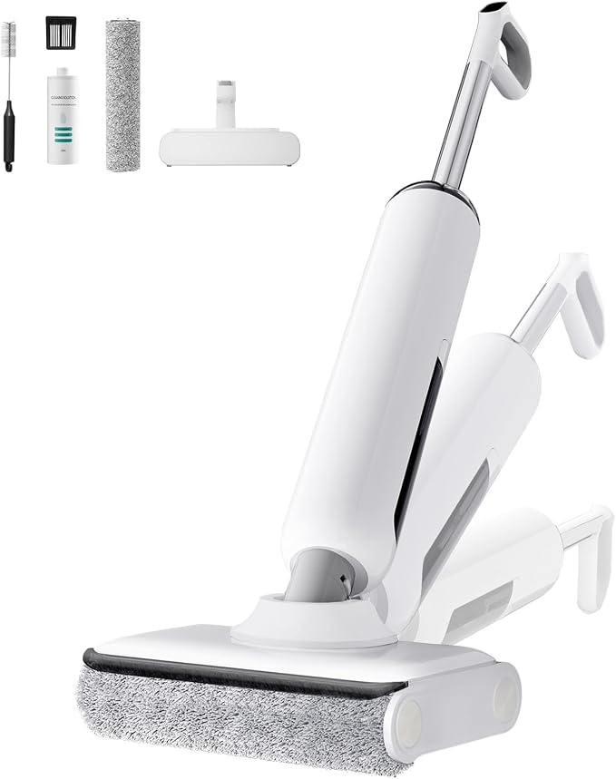 Cordless Wet Dry Vacuum Cleaner, 23KPa Vacuum Mop by HABIUBIU