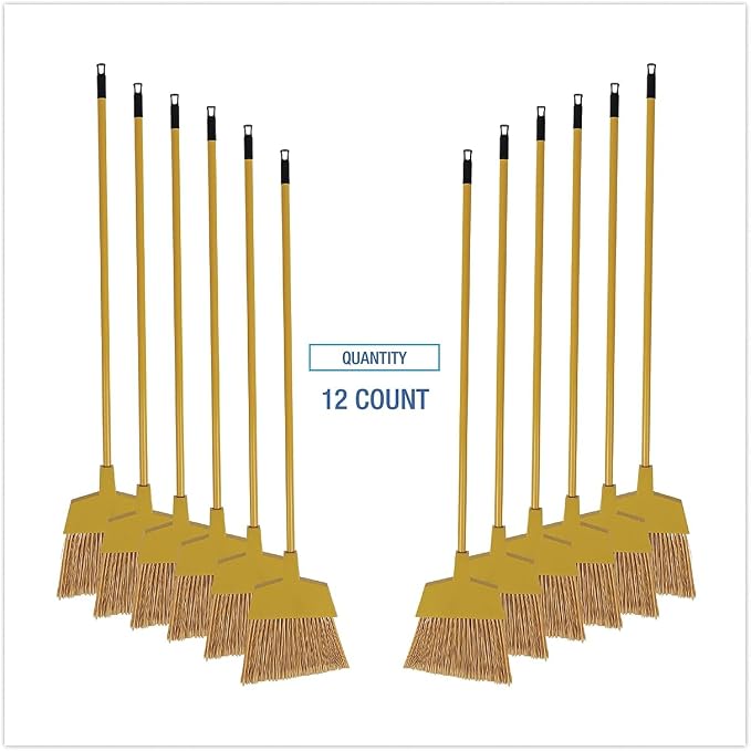 Boardwalk Corn Fiber Angled-Head Lobby Brooms - Image 6
