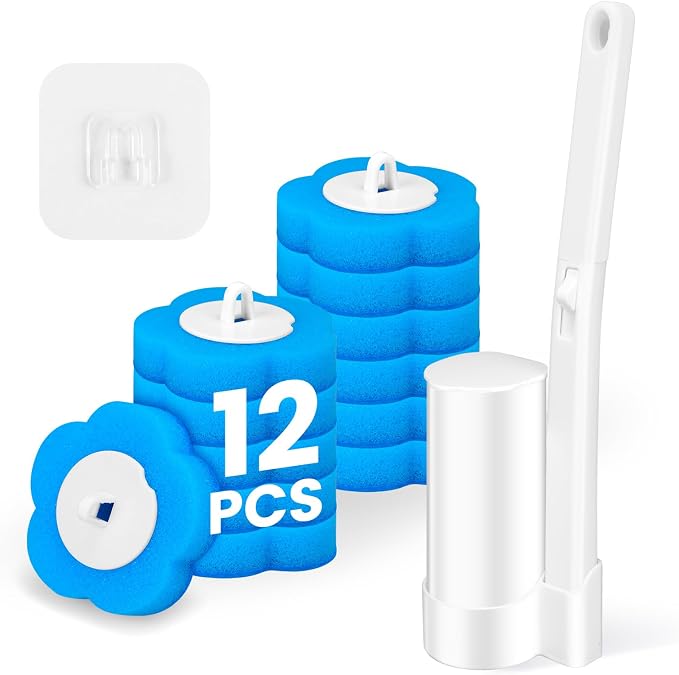 KOKL Disposable Toilet Brush, Toilte Wand Kit, Toilet Brush and Holder by KOKL