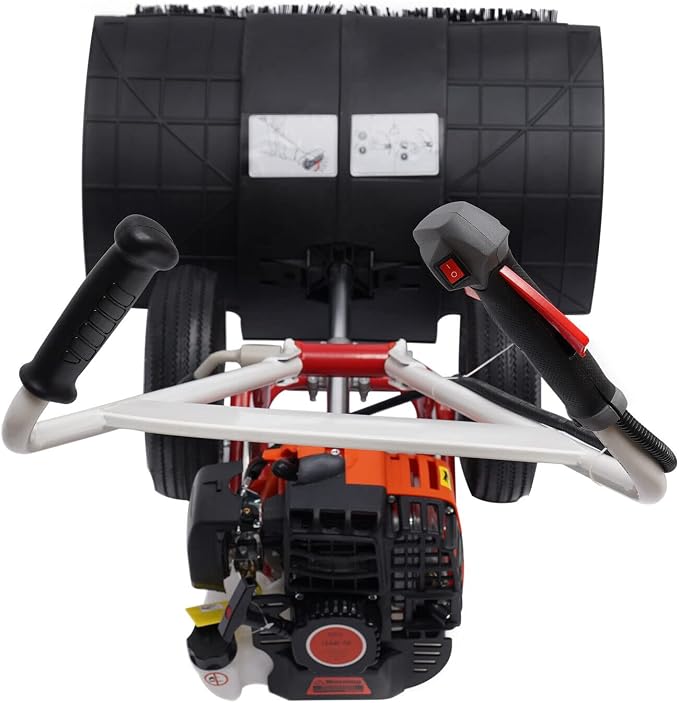 Artificial Grass Brush Sweeper 2-Stroke 52CC 2.5HP Gas Powered Walk Behind - Image 7