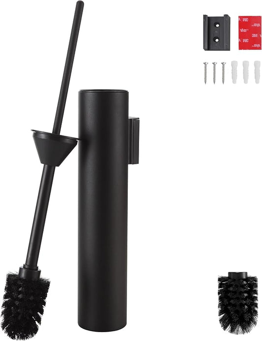 Wall Mounted Matte BlackToilet Brush by KLDKLD