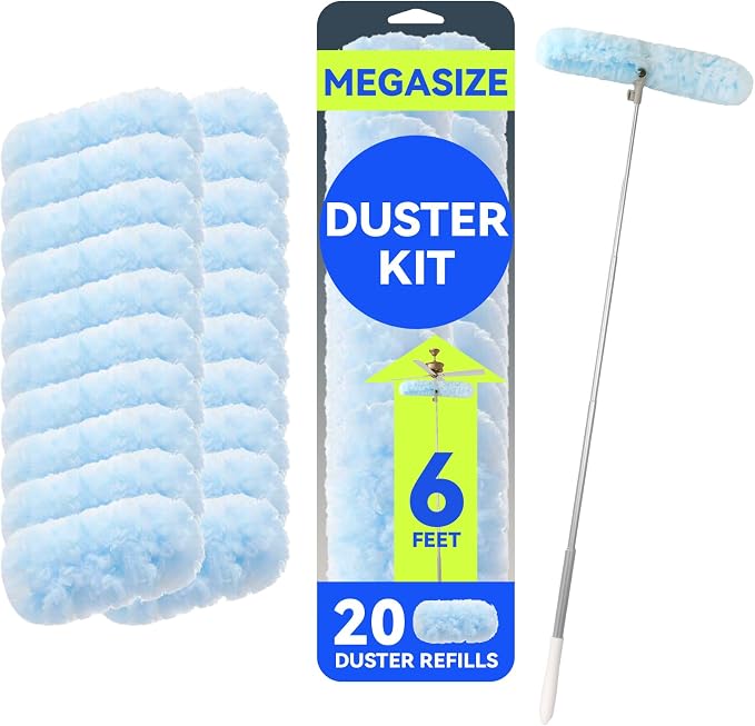 6 ft Duster Extended Handle by BEVAUEG