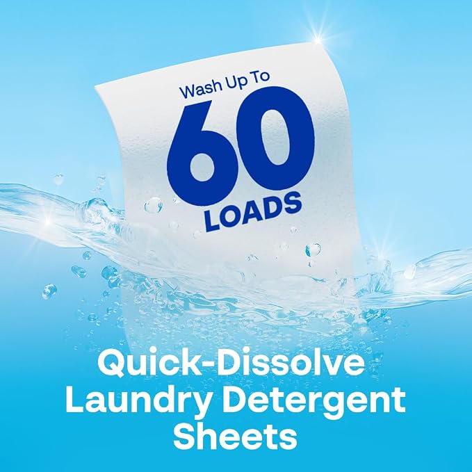 Earth Breeze Laundry Detergent Sheets Fresh Scent - Image 5