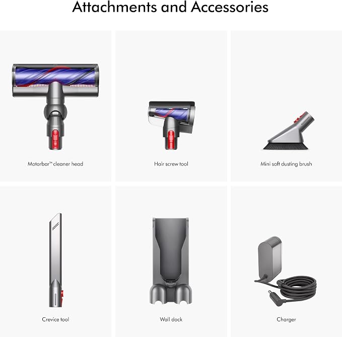 Dyson V8 Plus Cordless Vacuum, Cleans Hard Floors and Carpets, Converts to - Image 3