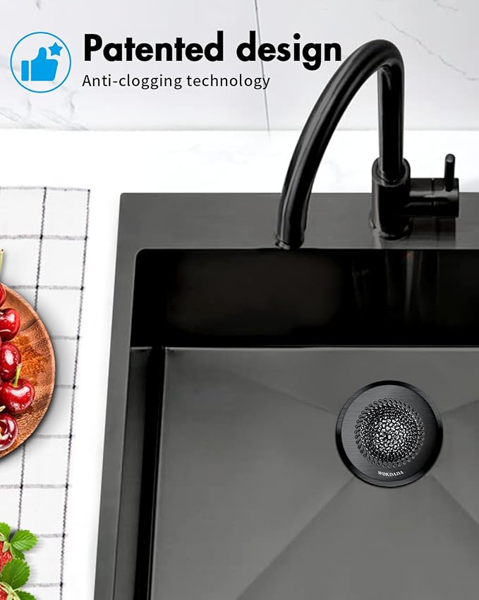 Sink Drain Strainer: Flexible Anti-Slip Chainlink, 304 Stainless Steel. - Image 8