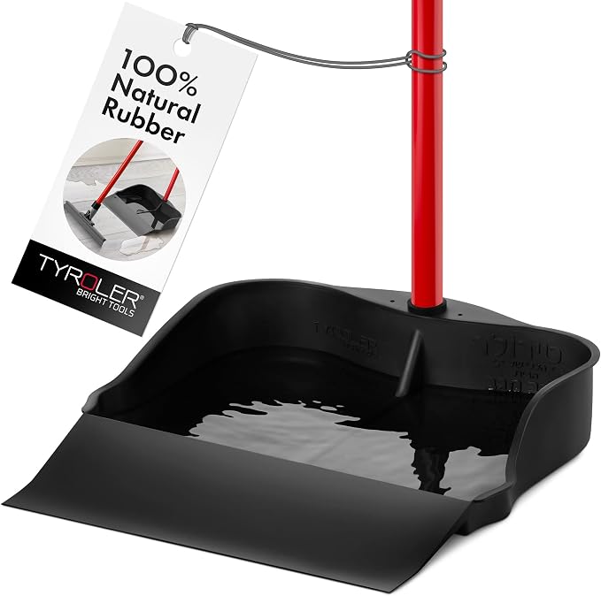 Tyroler Multi-Purpose Extra Large 100% Rubber Dustpan by TyrolerBrightTools