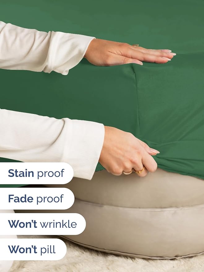 Extra Deep King Fitted Sheet - Hotel Luxury Single Fitted Sheet Only - Easily Fits 18 inch to 24 inch Mattress - Ultra Soft, Wrinkle Free with Extra Deep Pockets - Breathable & Comfy - Emerald Green