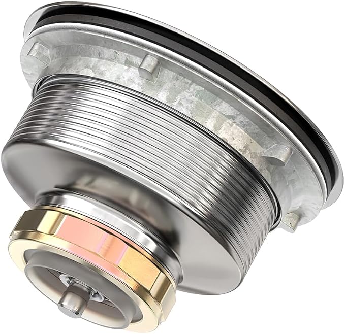 KONE 3-1/2 Inch Kitchen Sink Drain Strainer Assembly Made by All Stainless Steel - Image 3