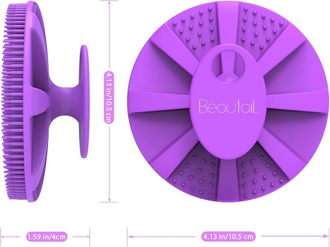 Silicone Body Scrubber 2 Pack, BEAUTAIL Shower Bath Scrubber, More Hygienic - Image 7