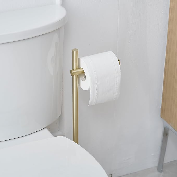 BWE Toilet Paper Holder Free Standing Toilet Paper Holder - Image 5
