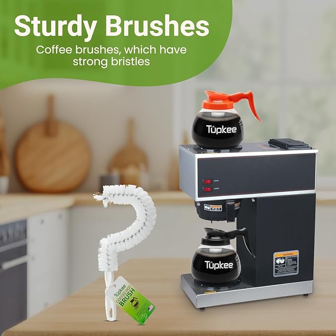 Tupkee Coffee Pot Cleaning Brush – Non Scratching, Long Lasting Bristles - Image 4
