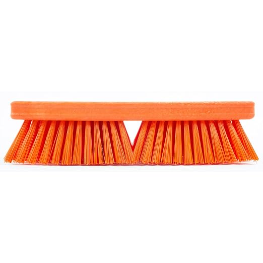 SPARTA Plastic Floor Scrub Brush, Brush Head Only, Deck Brush by SPARTA