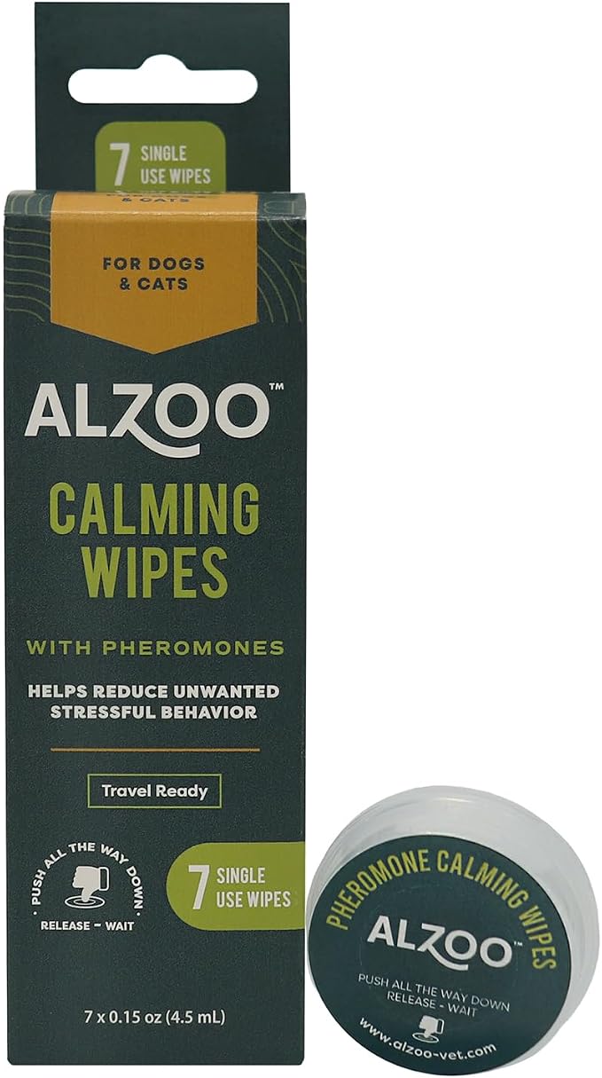 ALZOO Calming Wipes with Pheromones - Image 2
