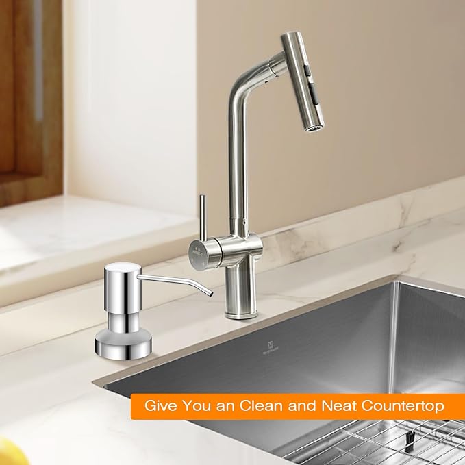 Sink Soap Dispenser for Kitchen Sink, Countertop Built in Sink Soap Dispenser - Image 9