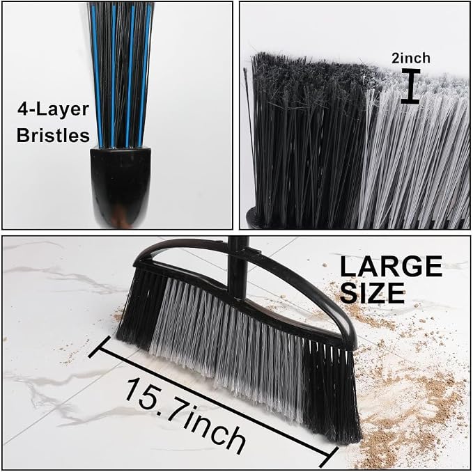 Outdoor Heavy Duty Broom, 15.7'' Wide - Image 4
