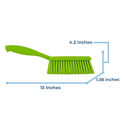 Vikan 458977 Bench Cleaning Brush, Polypropylene/Polyester Medium Bristle - Image 2
