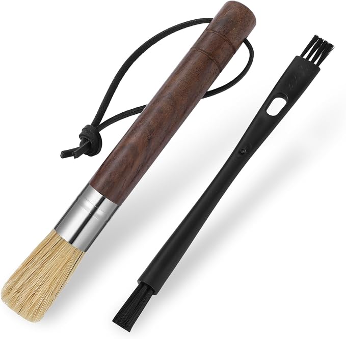 2 Pack Espresso Machine Brush Cleaner Tool Coffee Grinder Cleaning Brush by Unknown