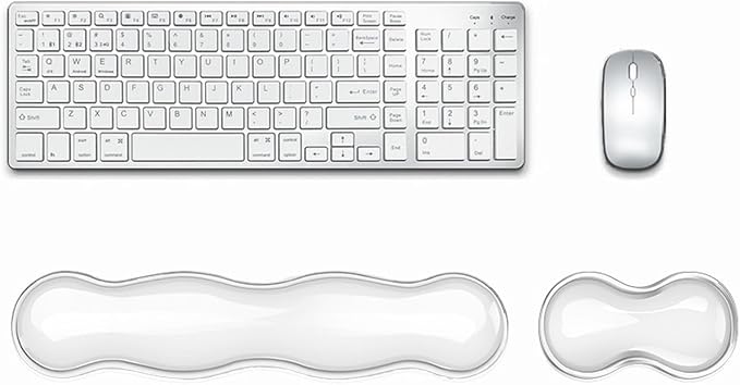 Wrist Rest for Keyboard and Mouse, Ergonomic Gel Keyboard Wrist Rest for by Unknown