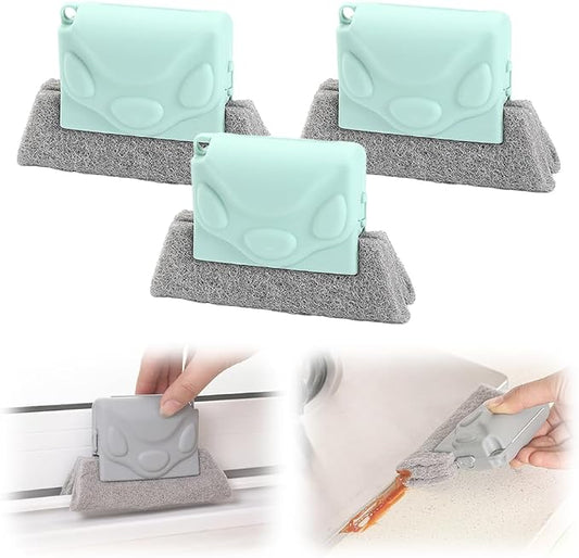 Magic Window Track Cleaner, Upgraded Window Groove Cleaning Brushes by ASFANST