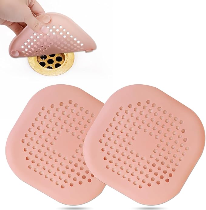 Hair Drain Catcher, Square Drain Cover by Bovinde
