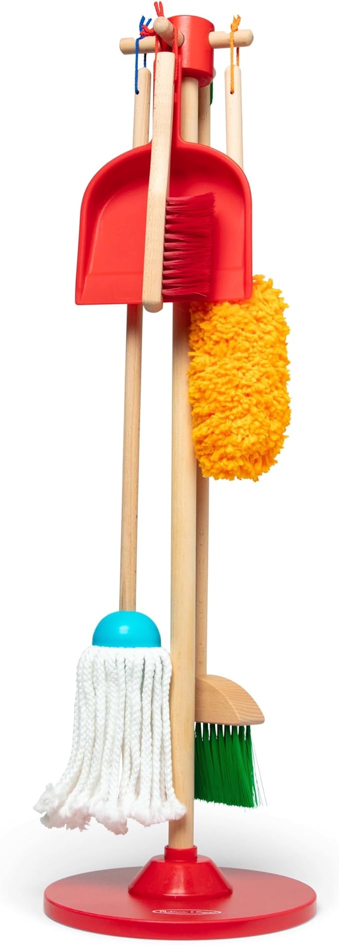 Melissa & Doug Dust Sweep Mop 6-Piece Pretend Play Set, Toddler Toy Cleaning by MelissaDoug