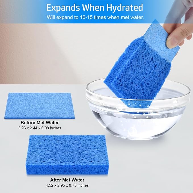 Mcyye 4PCS Compressed Kitchen Sponges - Image 2