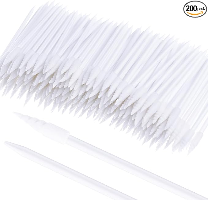 Chinco 200 Pieces Cleaning Swab Sticks Sponge Foam Tip Swabs by Chinco
