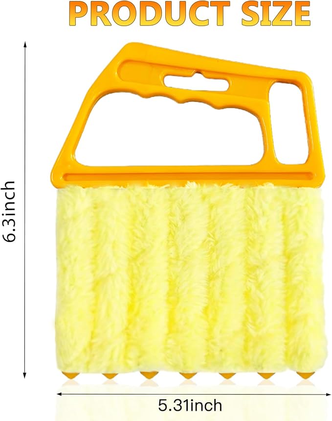 AOCEAN 6 Pcs Blind Cleaner Duster Tool 7-Finger Dusting Cleaner Tool - Image 2
