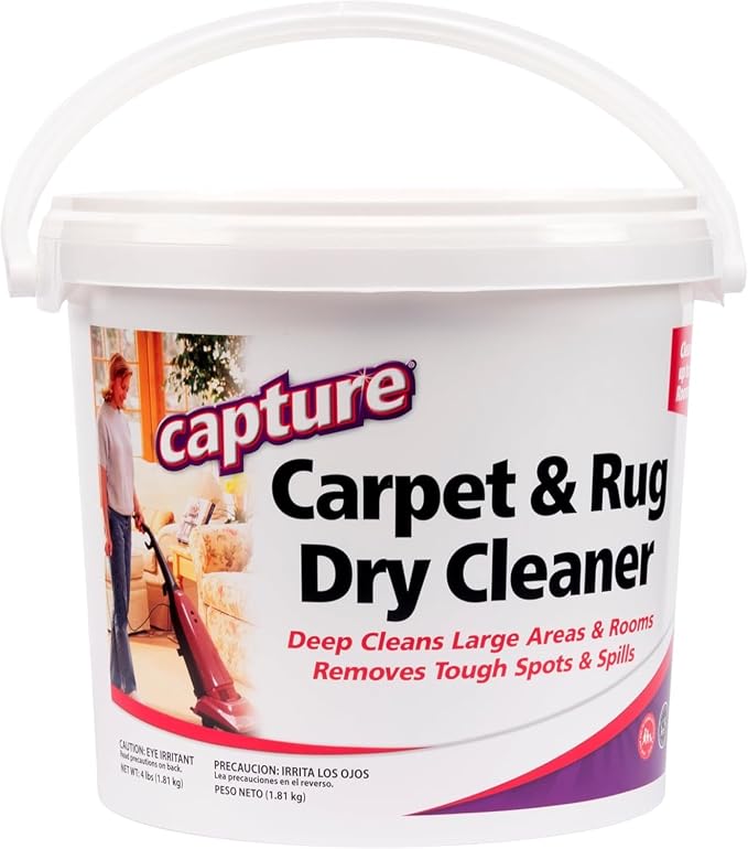 Capture Carpet & Rug Dry Cleaner w/Resealable lid by Capture