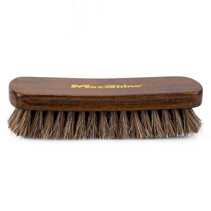Maxshine Universal Natural Fine Horse Hair Brush – Sturdy Yet Soft Bristles - Image 4