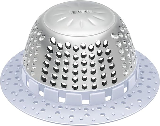 LEKEYE Shower Drain Hair Catcher/Bathtub Drain Cover/Drain Protector by LEKEYE