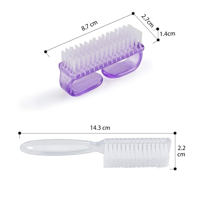 Handle Grip Nail Brush, Hand Fingernail Scrub Cleaning Brushes - Image 4